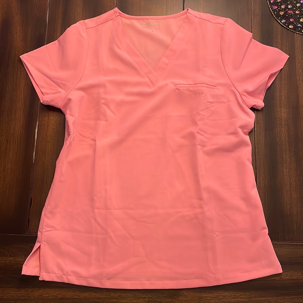 Mandala Scrubs One Pocket Top